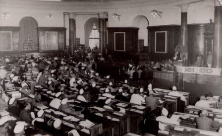 A session of the Constituent Assembly